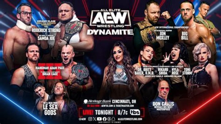 	AEW Dynamite results (9/13): Powell’s live review of Samoa Joe vs. Roderick Strong in the Grand Slam tournament final for a shot at the AEW World Title, Jon Moxley vs. Big Bill for the AEW International Title	