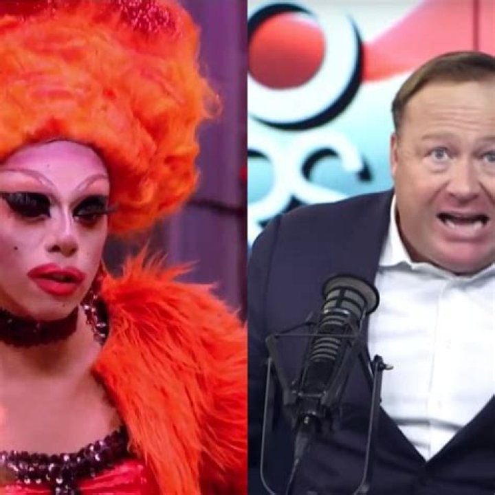 Just a Reminder: Alex Jones Thinks Drag Queens Should Be Burned Alive