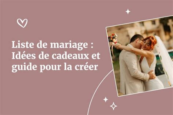 Liste cadeau mariage Excel : les meilleures idées