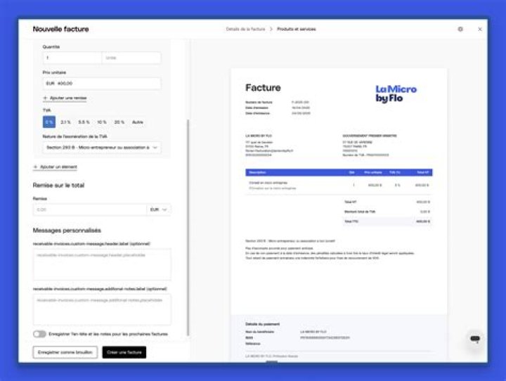 Logiciel de facturation gratuit Excel – version 2024