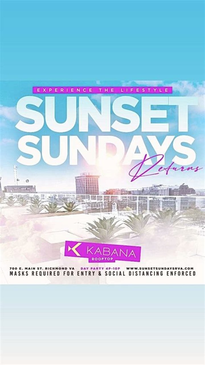 Sunset Sundays at Kabana Rooftop