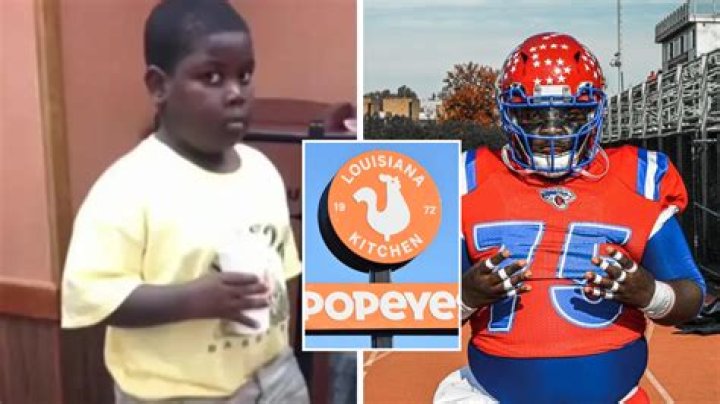 Viral meme kid turned college football player inks deal NIL deal with Popeye’s